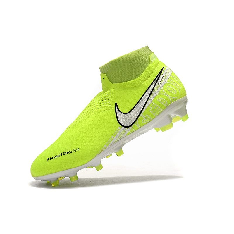 Nike Phantom VSN Elite DF FG Volt Bílý